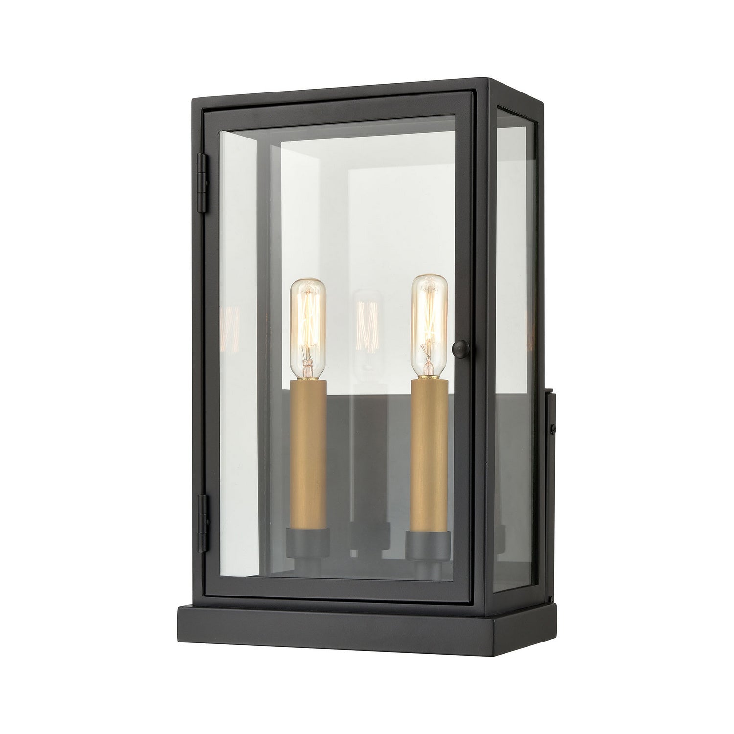 ELK Home - 45502/2 - Two Light Outdoor Wall Sconce - Foundation - Matte Black