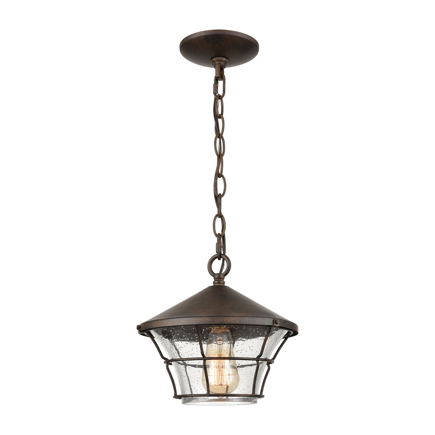 ELK Home - 45512/1 - One Light Outdoor Pendant - Gavin - Hazelnut Bronze