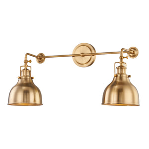 ELK Home - 47504/2 - Two Light Wall Sconce - Skillet - Burnished Brass