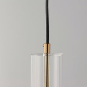 ET2 - E11004-24SBR - LED Linear Pendant - Torch - Satin Brass
