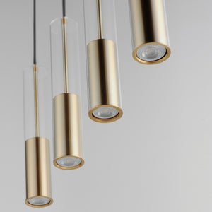 ET2 - E11004-24SBR - LED Linear Pendant - Torch - Satin Brass