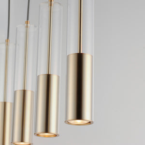 ET2 - E11004-24SBR - LED Linear Pendant - Torch - Satin Brass
