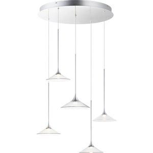 ET2 - E21536-24PC - LED Pendant - Cono - Polished Chrome
