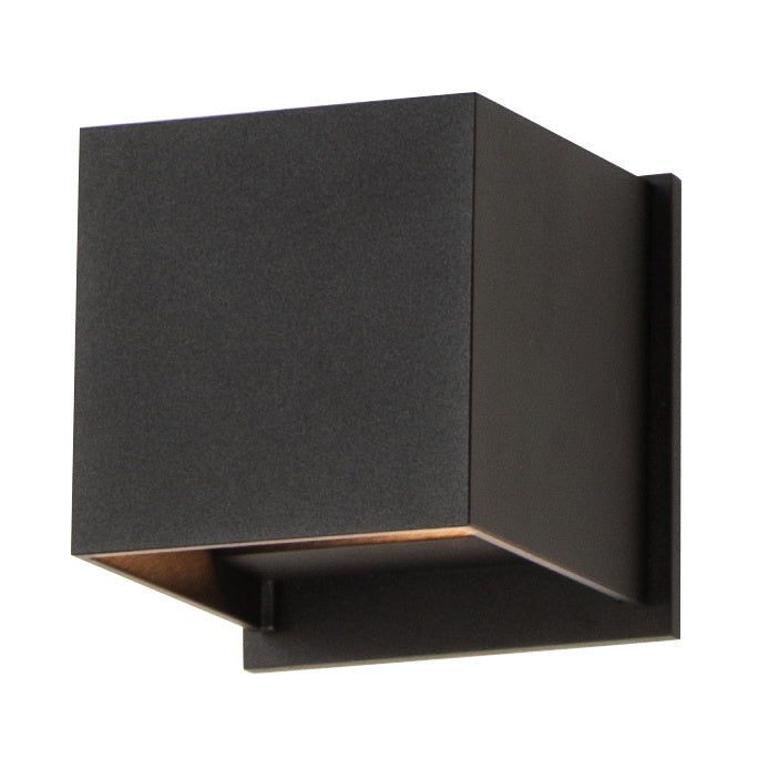 ET2 - E41308-BK - LED Outdoor Wall Sconce - Alumilux Cube - Black