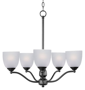 Maxim - 10065FTBK - Five Light Chandelier - Stefan - Black