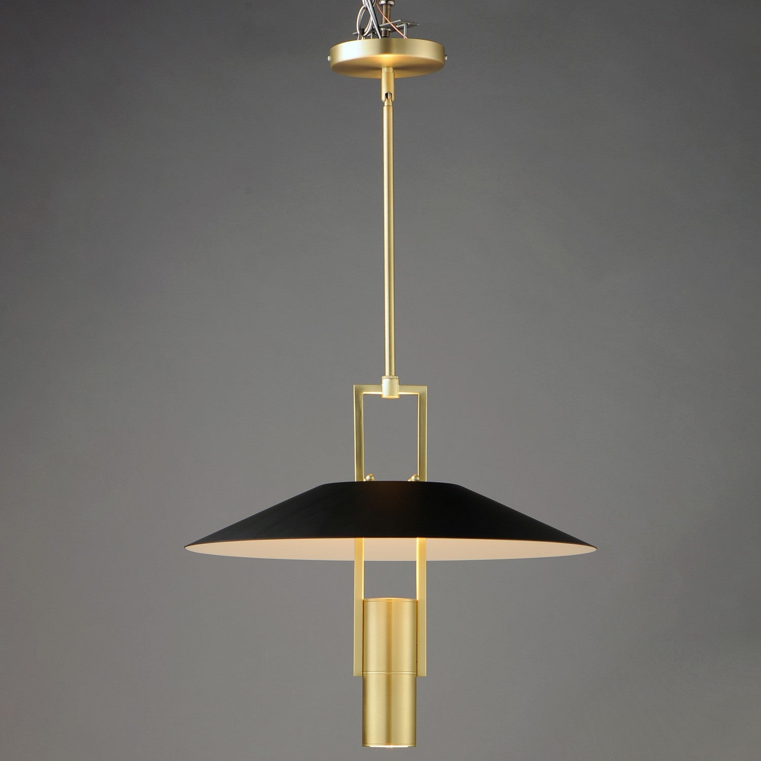 Maxim - 10098BKSBR - LED Pendant - Tahoe - Black / Satin Brass