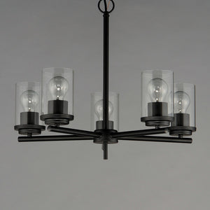Maxim - 10205CLBK - Five Light Chandelier - Corona - Black