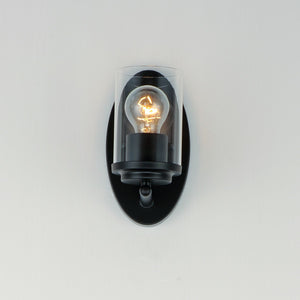 Maxim - 10211CLBK - One Light Wall Sconce - Corona - Black