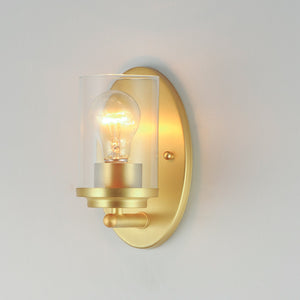 Maxim - 10211CLSBR - One Light Wall Sconce - Corona - Satin Brass