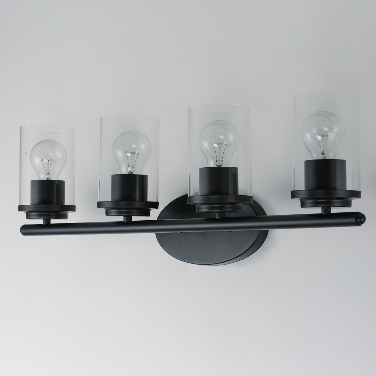 Maxim - 10214CLBK - Four Light Bath Vanity - Corona - Black