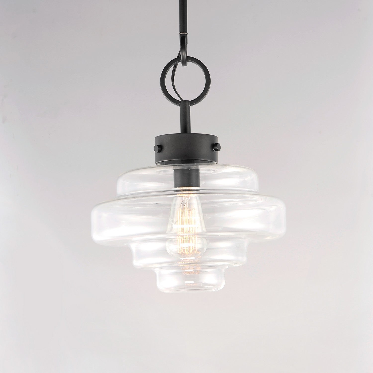 Maxim - 11122CLBK - One Light Pendant - Harbor - Black