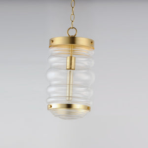 Maxim - 11124CLSBR - One Light Pendant - Newport - Satin Brass