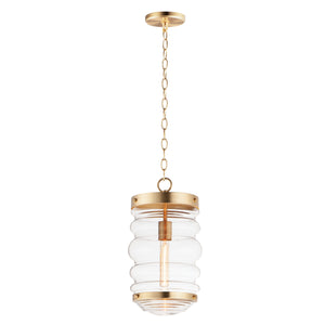 Maxim - 11124CLSBR - One Light Pendant - Newport - Satin Brass