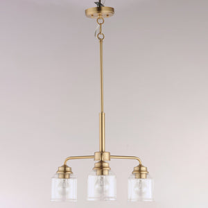 Maxim - 12260CDHR - Three Light Semi-Flush Mount/Chandelier - Acadia - Heritage