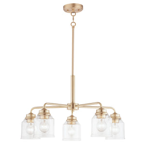 Maxim - 12266CDHR - Five Light Chandelier - Acadia - Heritage