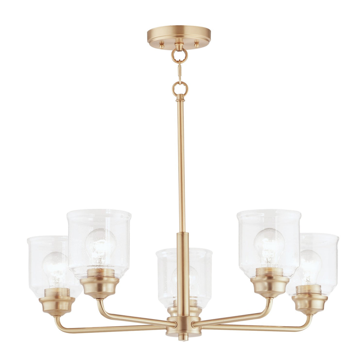 Maxim - 12266CDHR - Five Light Chandelier - Acadia - Heritage