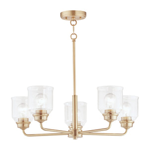 Maxim - 12266CDHR - Five Light Chandelier - Acadia - Heritage