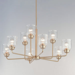 Maxim - 12277CDHR - Nine Light Chandelier - Acadia - Heritage