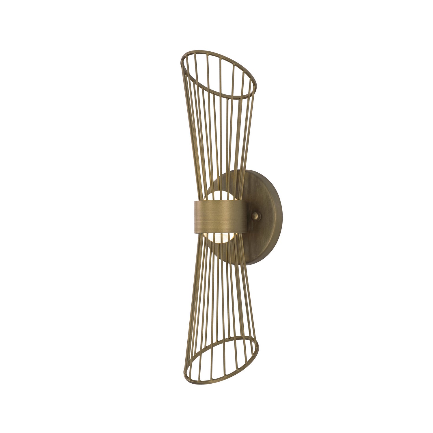 Maxim - 24171NAB - LED Wall Sconce - Zeta - Natural Aged Brass