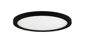 Maxim - 58714WTBK - LED Flush Mount - Wafer - Black