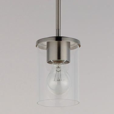 Maxim - 90200CLSN - One Light Mini Pendant - Corona - Satin Nickel
