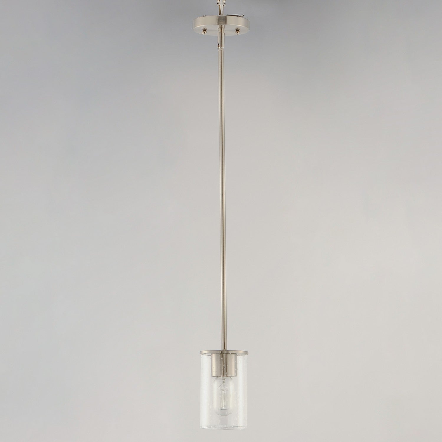 Maxim - 91840CDSN - One Light Mini Pendant - Sleek - Satin Nickel