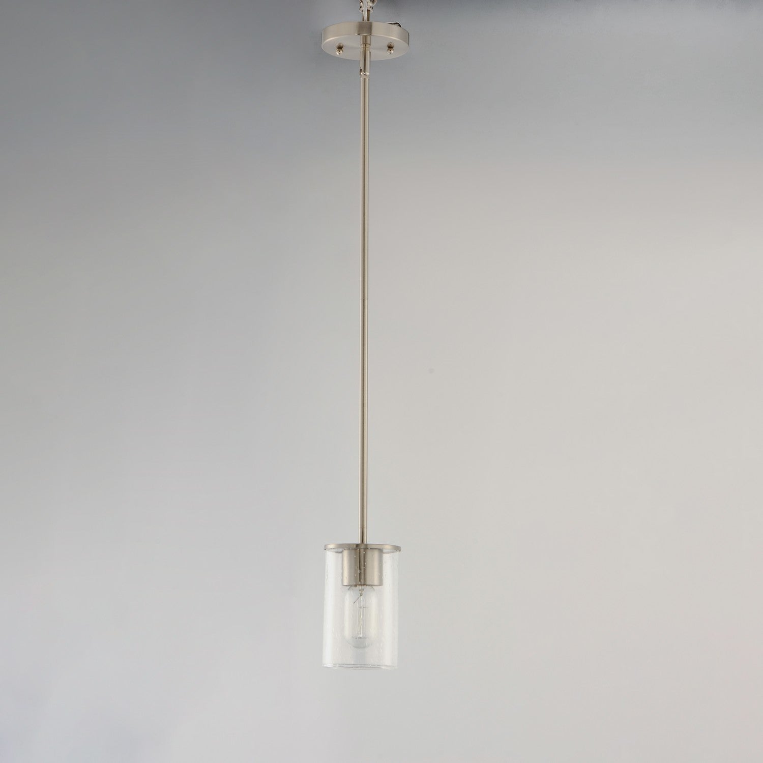 Maxim - 91840CDSN - One Light Mini Pendant - Sleek - Satin Nickel