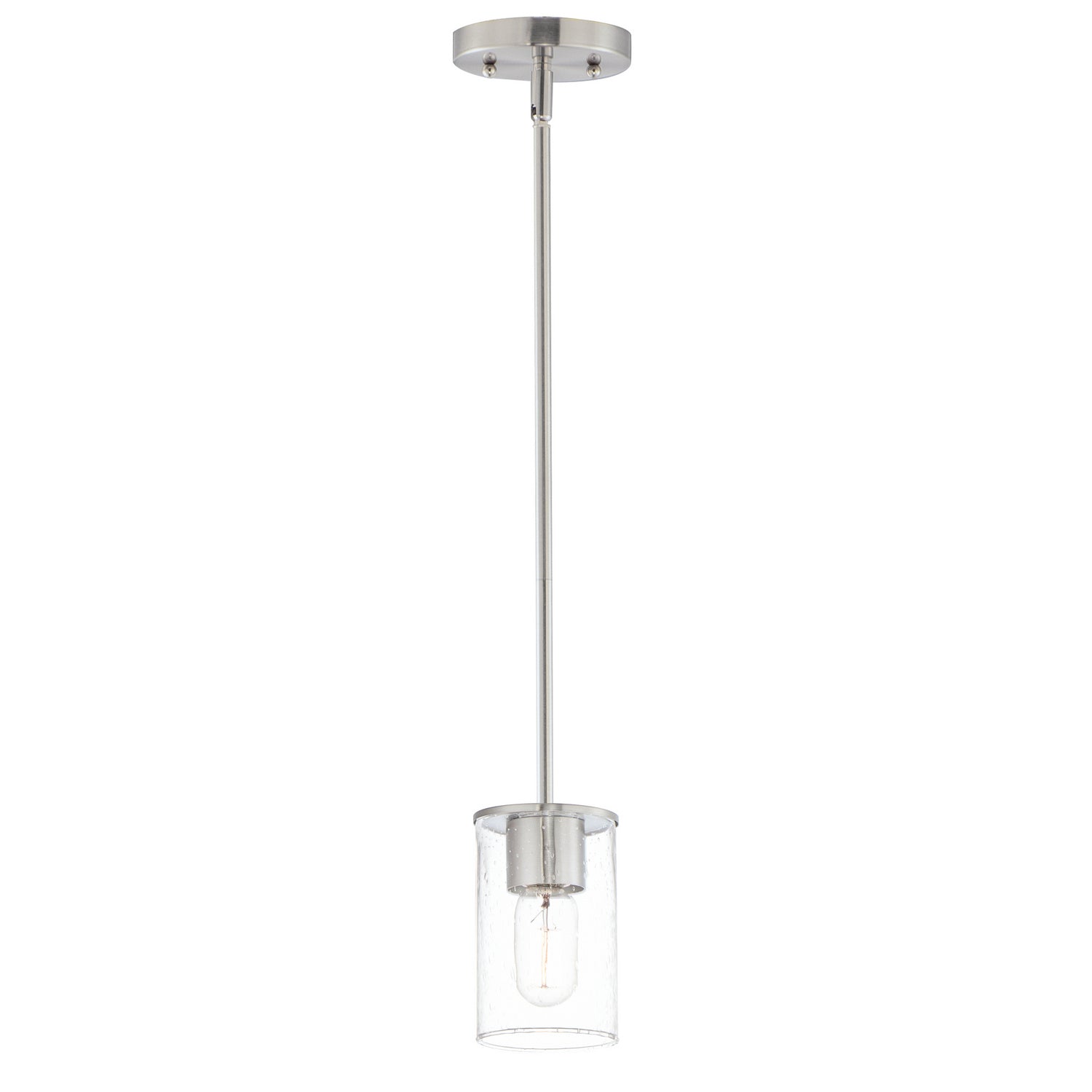 Maxim - 91840CDSN - One Light Mini Pendant - Sleek - Satin Nickel