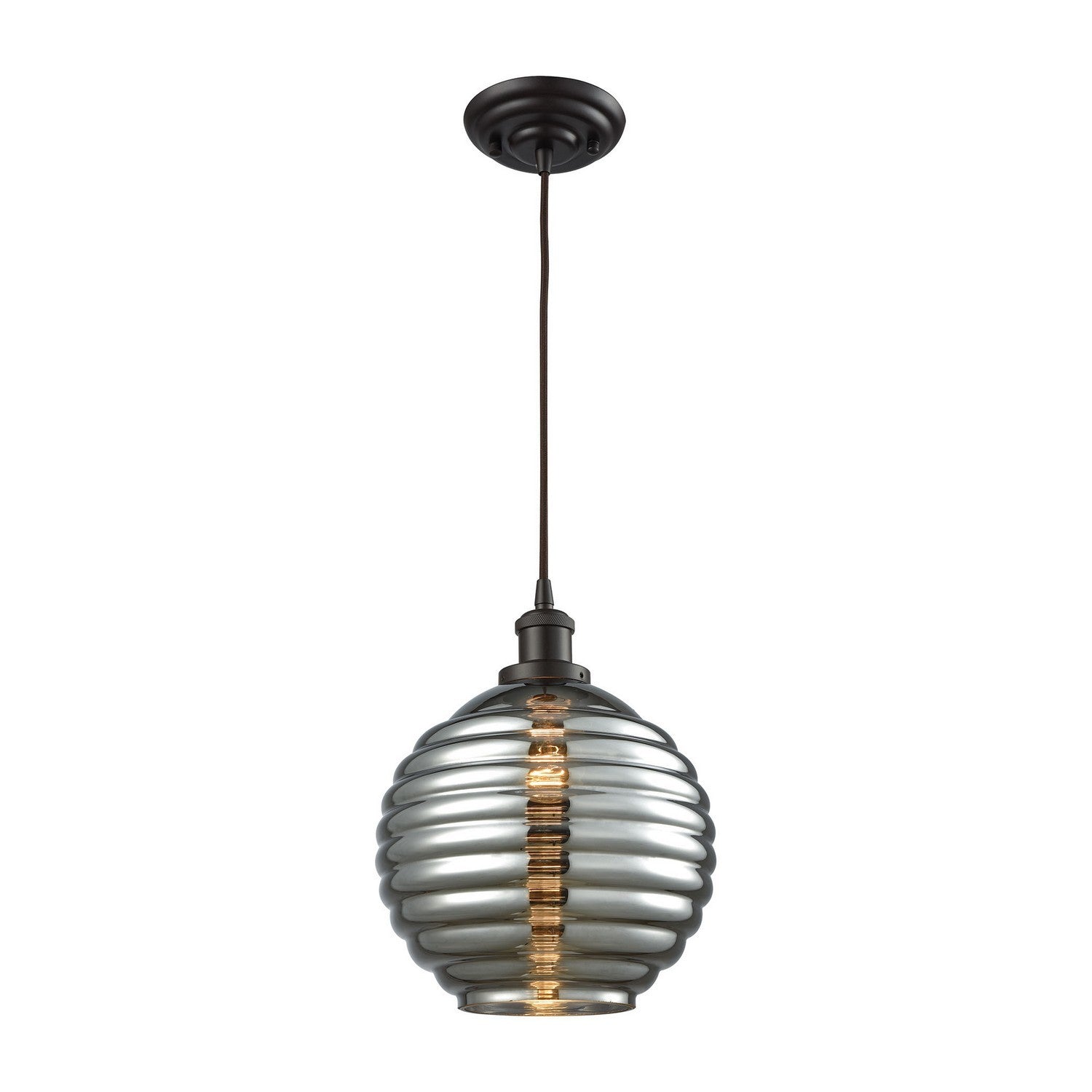 ELK Home - 56550/1-LA - One Light Mini Pendant - Ridley - Oil Rubbed Bronze