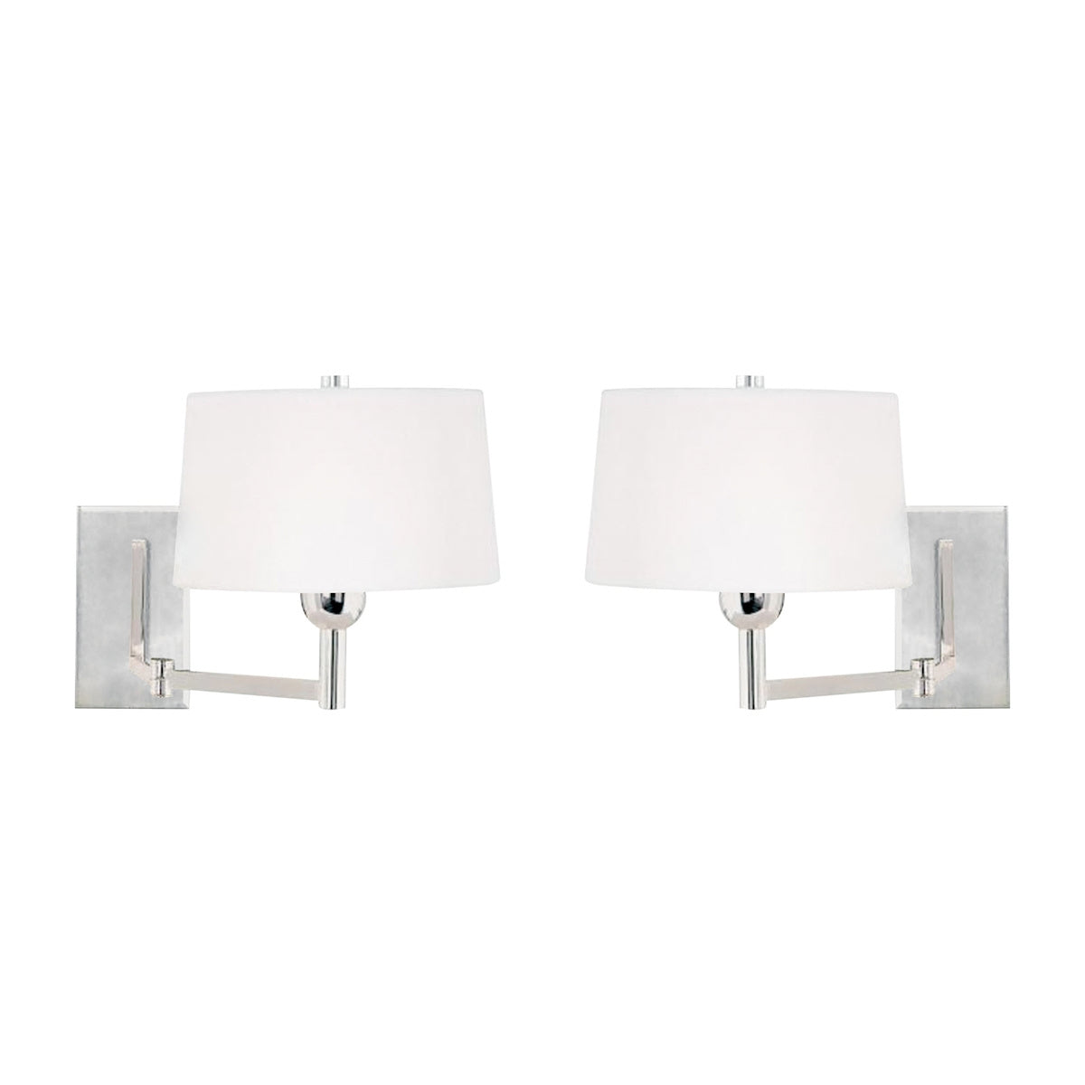 ELK Home - 630SN/S2 - One Light Swingarm Wall Lamps (Set Of 2) - Chrome