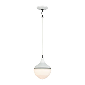 ELK Home - 69294/1 - One Light Mini Pendant - Mid Century Schoolhouse - Enamel White