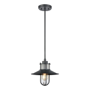 ELK Home - 69375/1 - One Light Outdoor Pendant - Coastal Farm - Charcoal