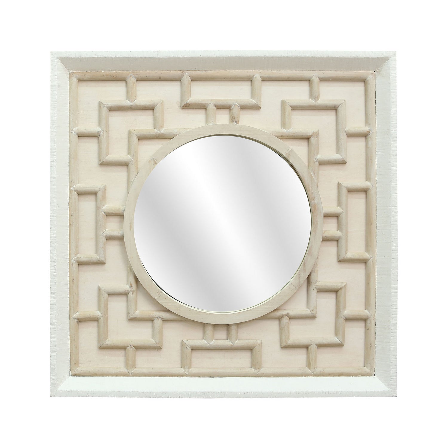 ELK Home - 7011-2013 - Mirror - Finbar - White