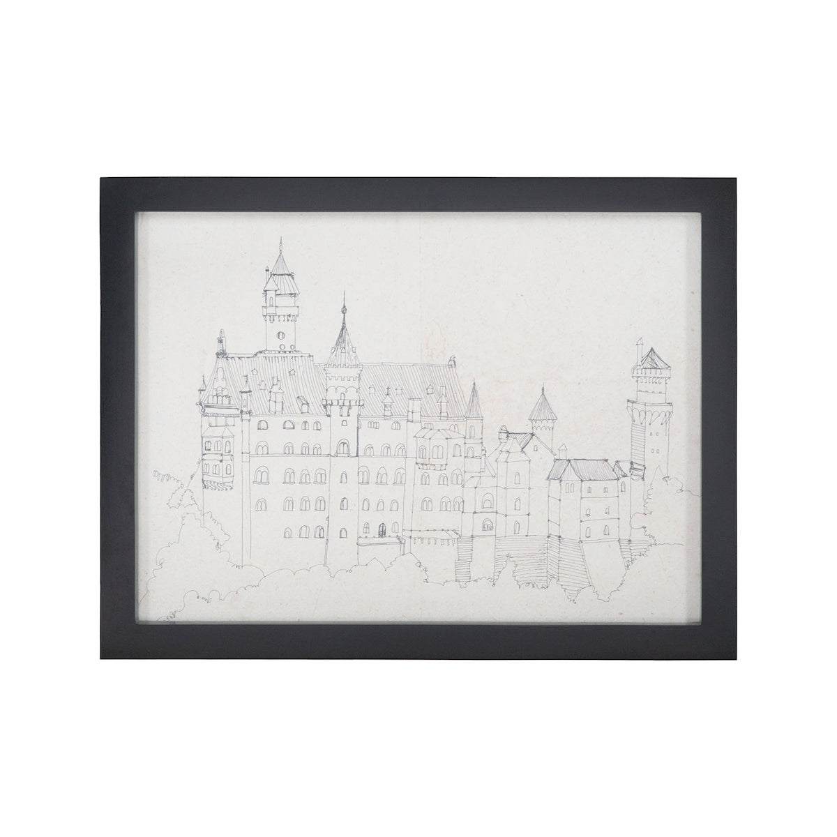 ELK Home - 7011-574 - Wall Decor - Neuschwanstein Castle - Original Art