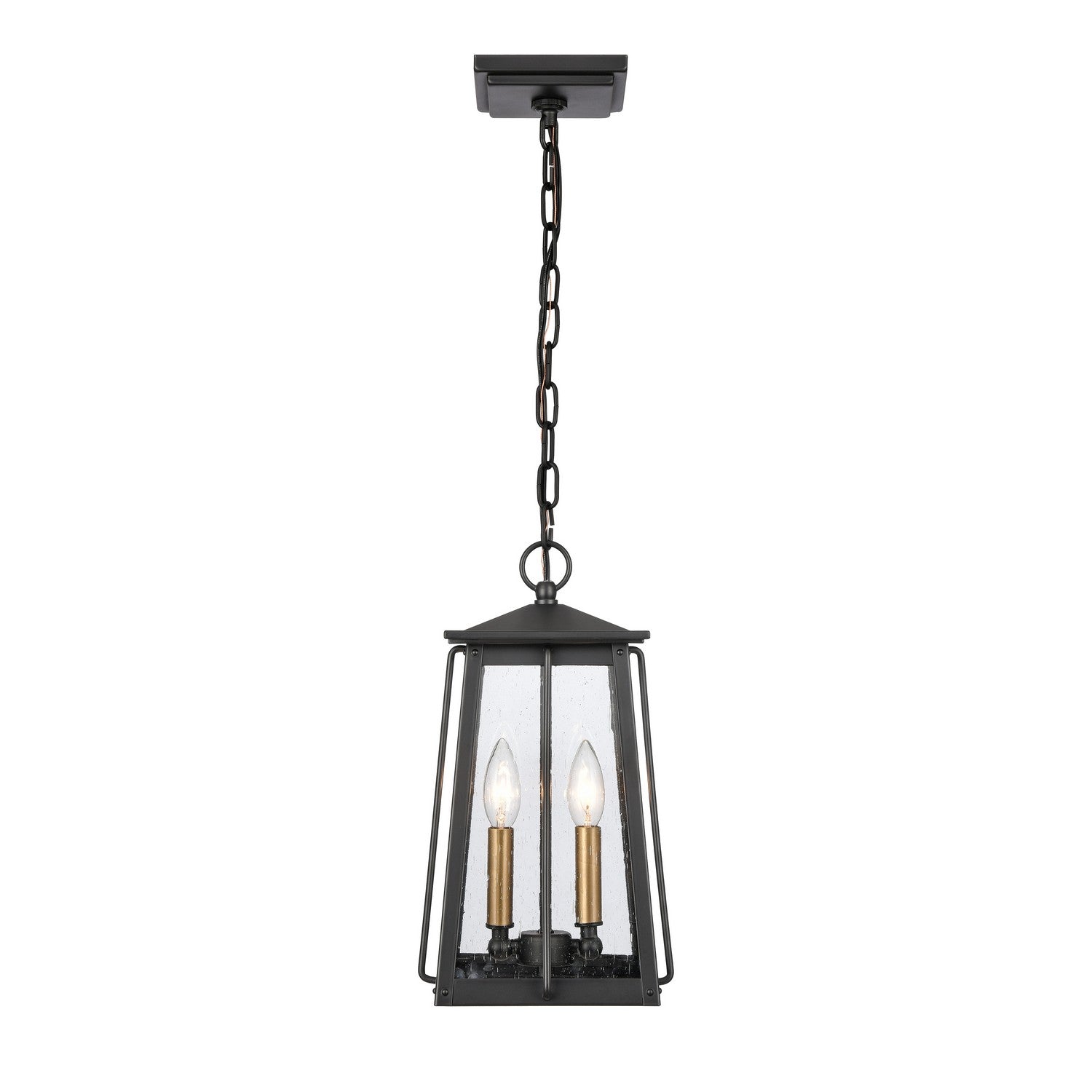 ELK Home - 83405/2 - Two Light Outdoor Pendant - Kirkdale - Matte Black