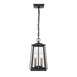 ELK Home - 83405/2 - Two Light Outdoor Pendant - Kirkdale - Matte Black