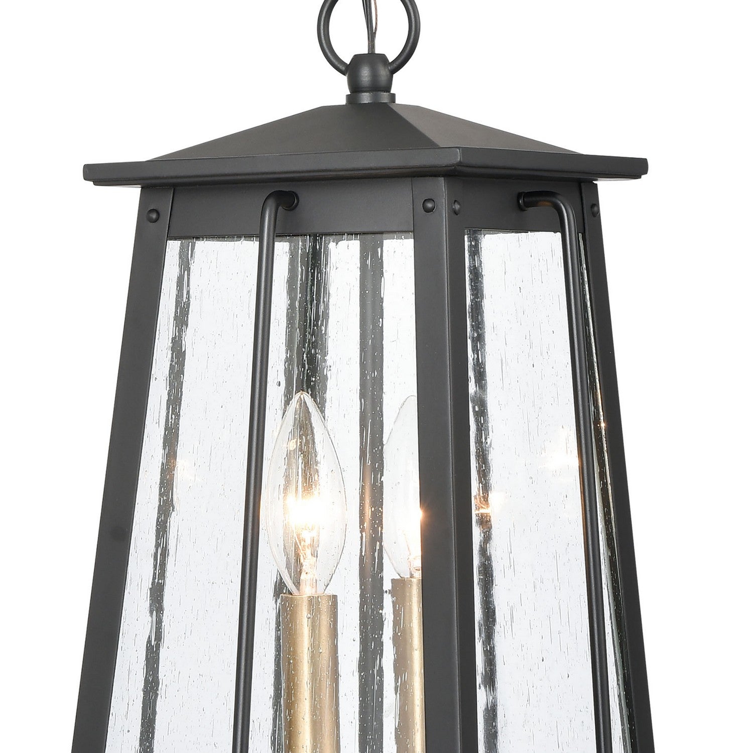 ELK Home - 83405/2 - Two Light Outdoor Pendant - Kirkdale - Matte Black