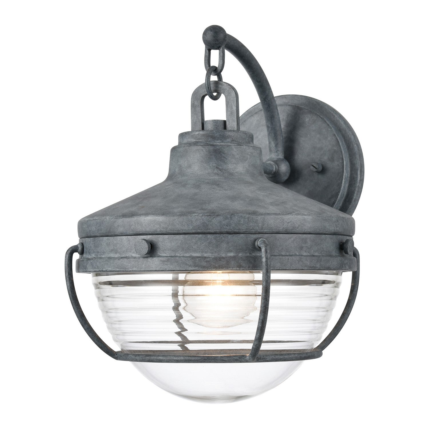 ELK Home - 83421/1 - One Light Outdoor Wall Sconce - Eastport - Aged Zinc