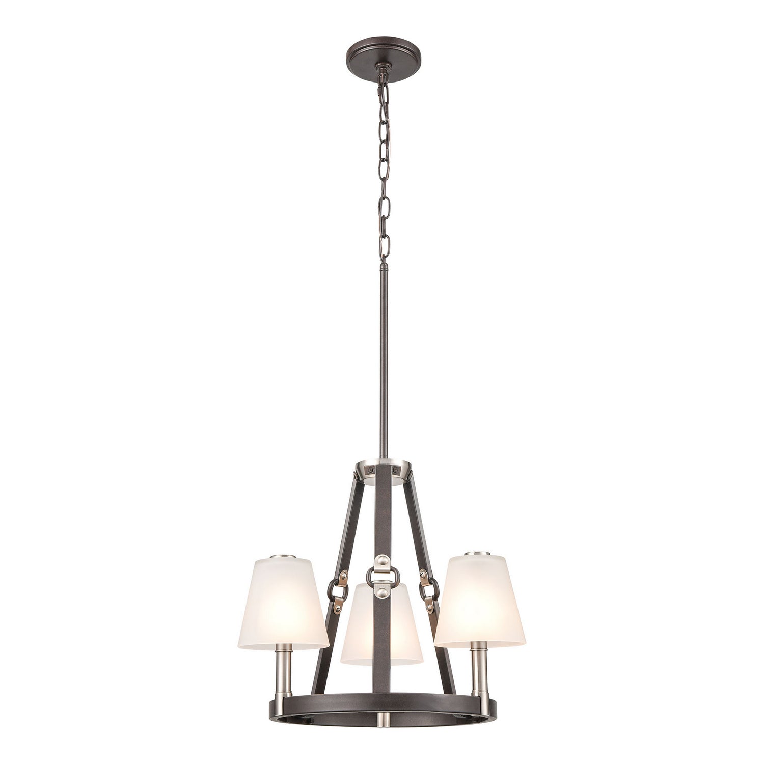 ELK Home - 83445/3 - Three Light Chandelier - Armstrong Grove - Espresso