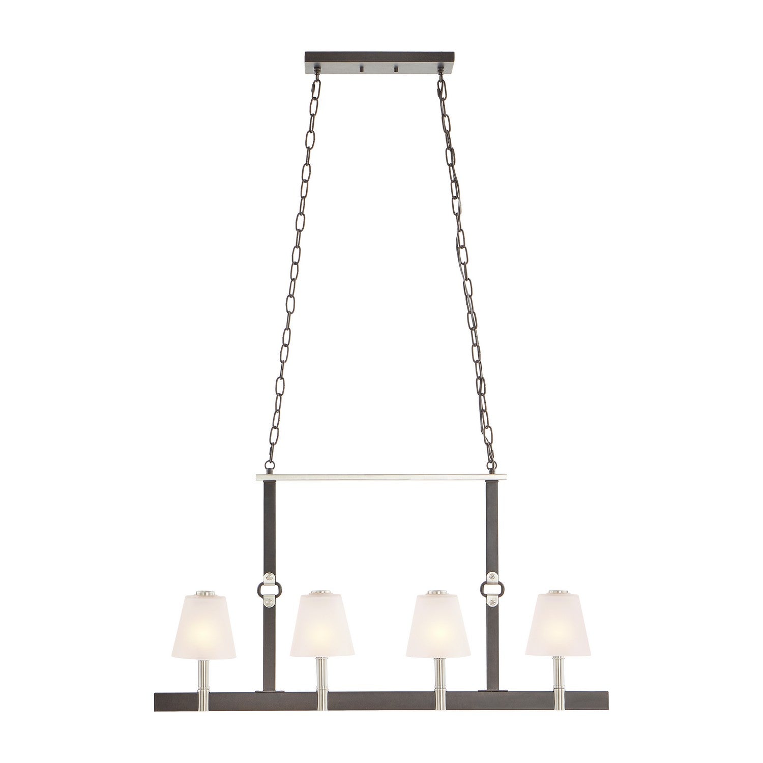 ELK Home - 83447/4 - Four Light Linear Chandelier - Armstrong Grove - Espresso