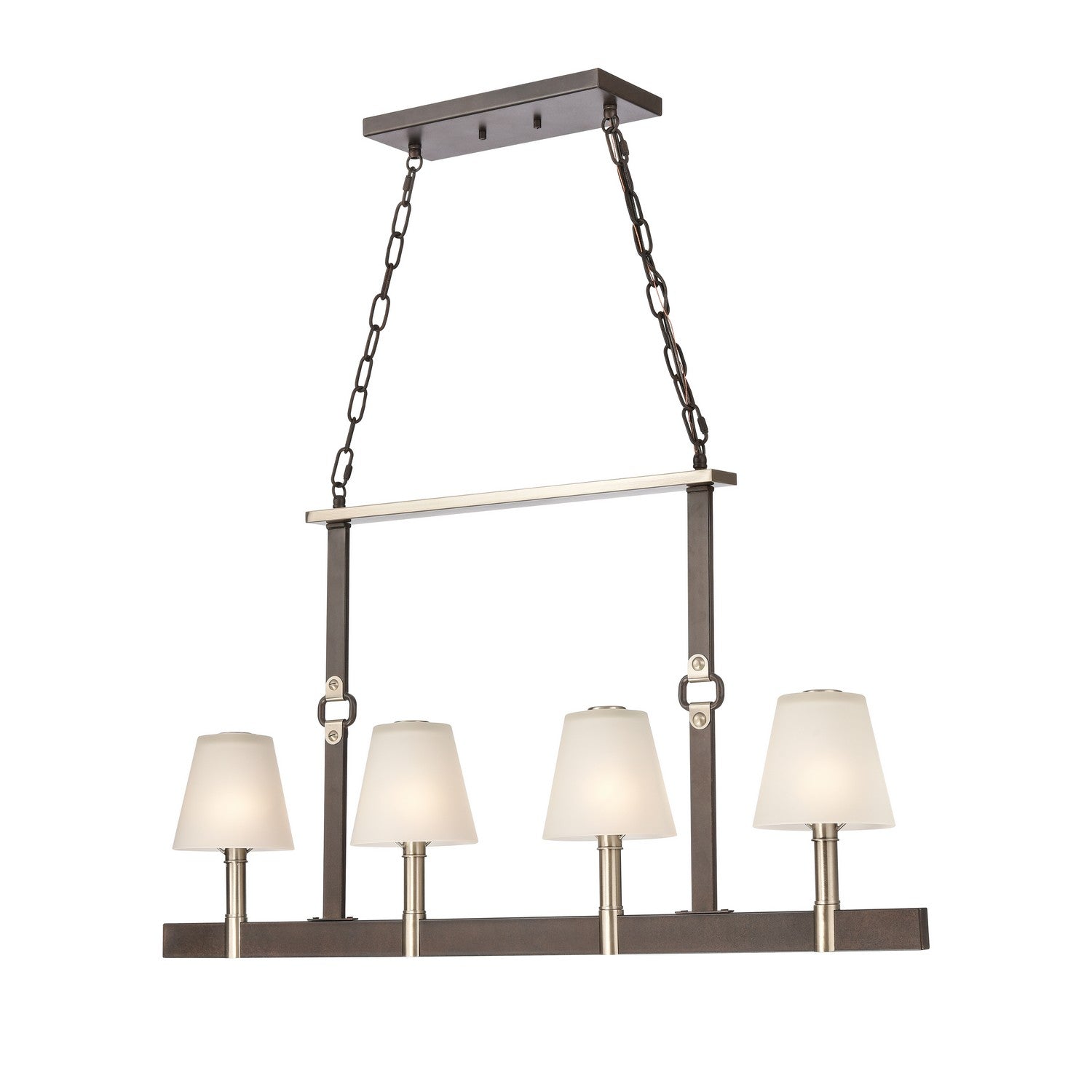 ELK Home - 83447/4 - Four Light Linear Chandelier - Armstrong Grove - Espresso