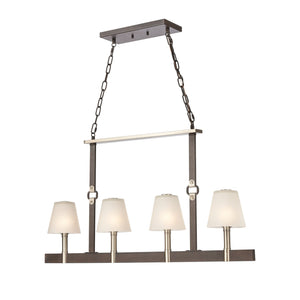 ELK Home - 83447/4 - Four Light Linear Chandelier - Armstrong Grove - Espresso