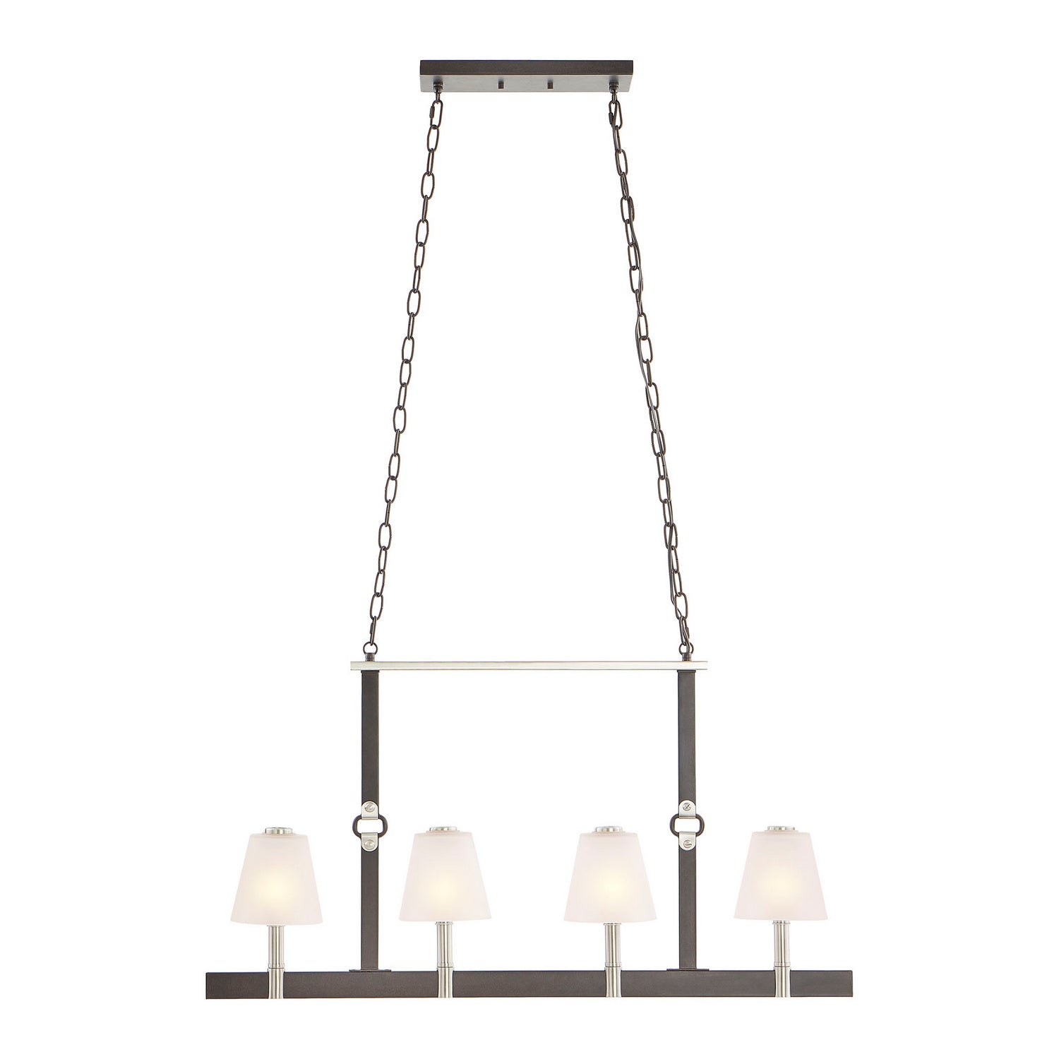 ELK Home - 83447/4 - Four Light Linear Chandelier - Armstrong Grove - Espresso