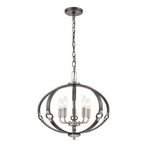 ELK Home - 83449/5 - Five Light Chandelier - Armstrong Grove - Espresso