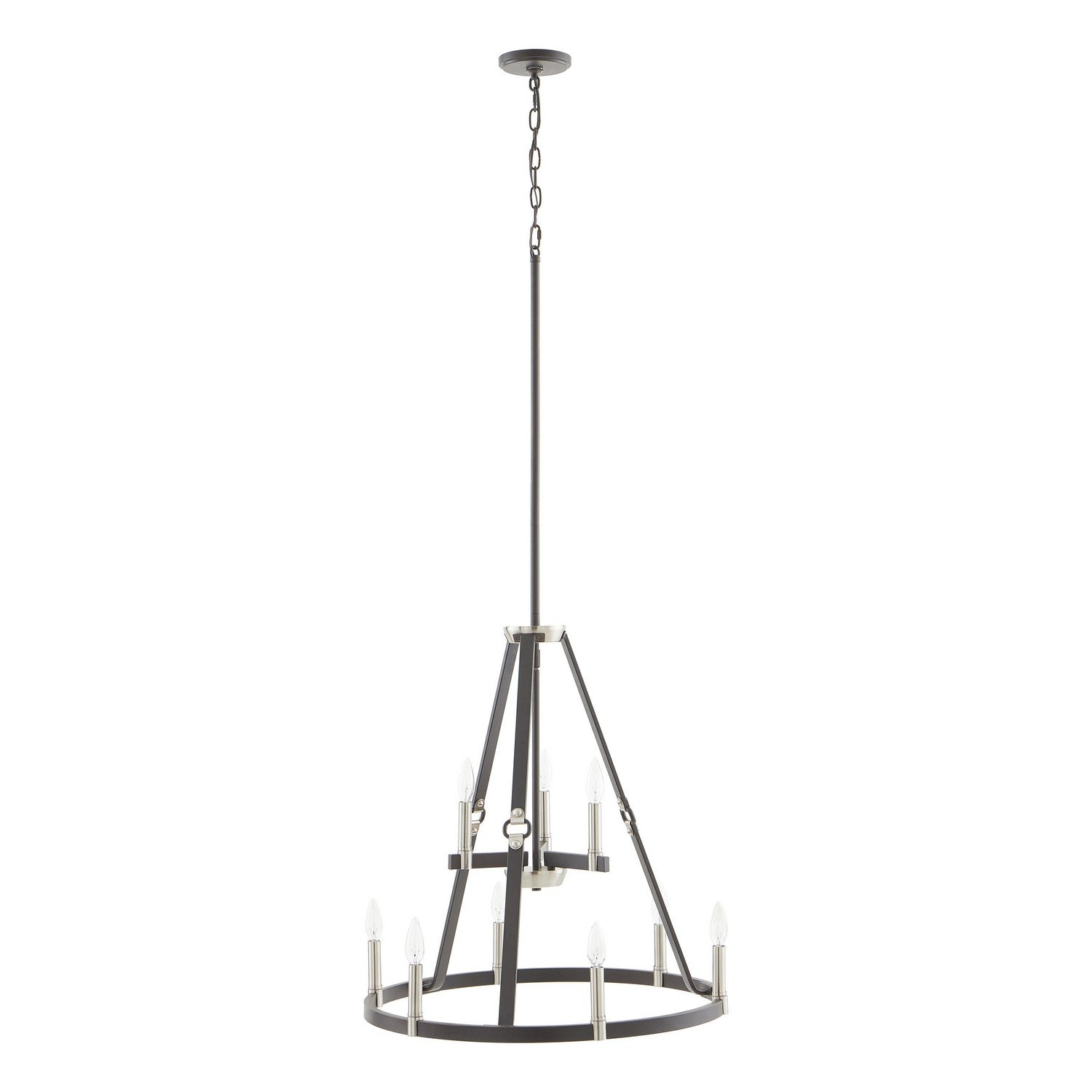 ELK Home - 83450/6+3 - Nine Light Chandelier - Armstrong Grove - Espresso