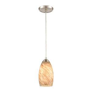 ELK Home - 85291/1 - One Light Mini Pendant - Evening Sky - Satin Nickel