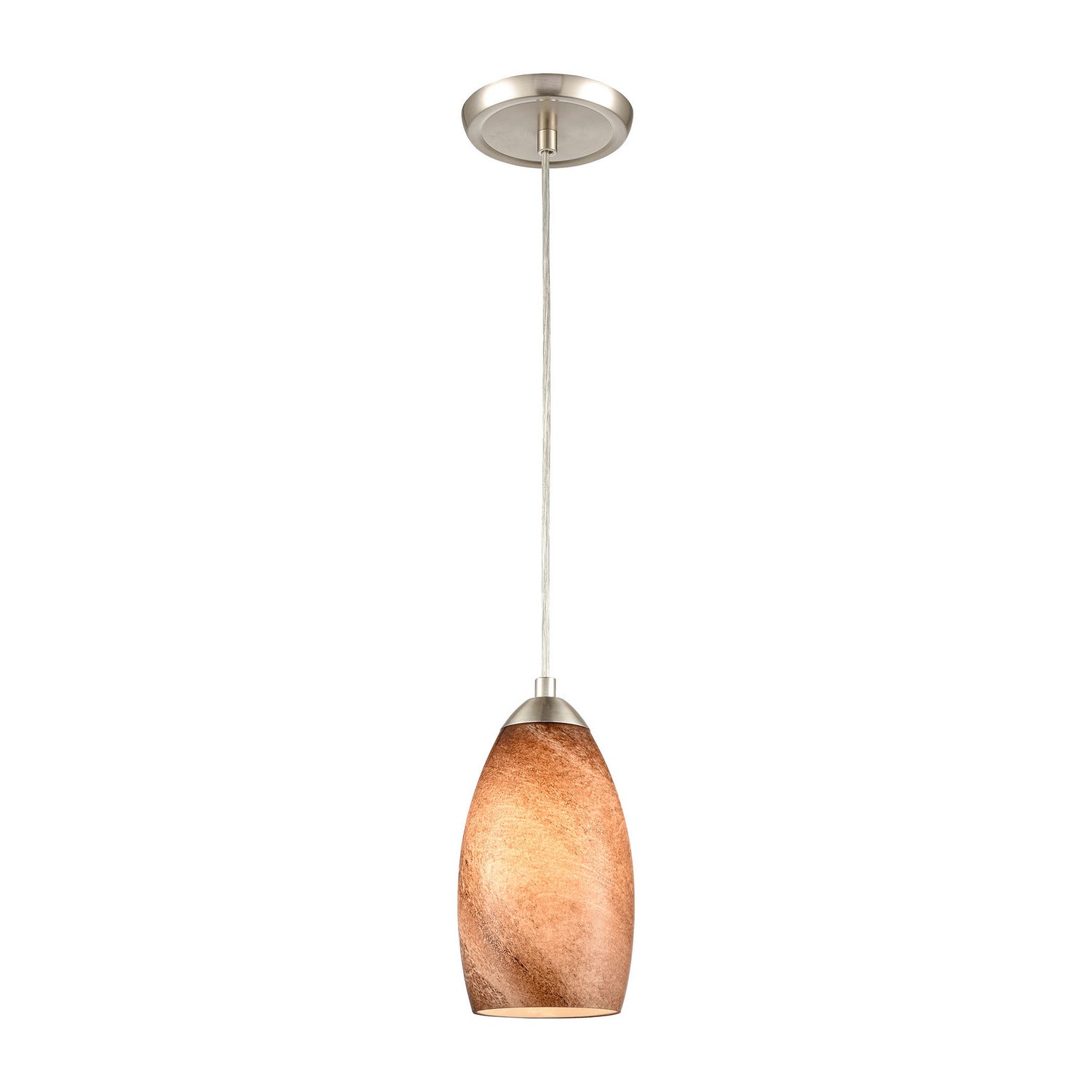 ELK Home - 85301/1 - One Light Mini Pendant - Planetario - Satin Nickel