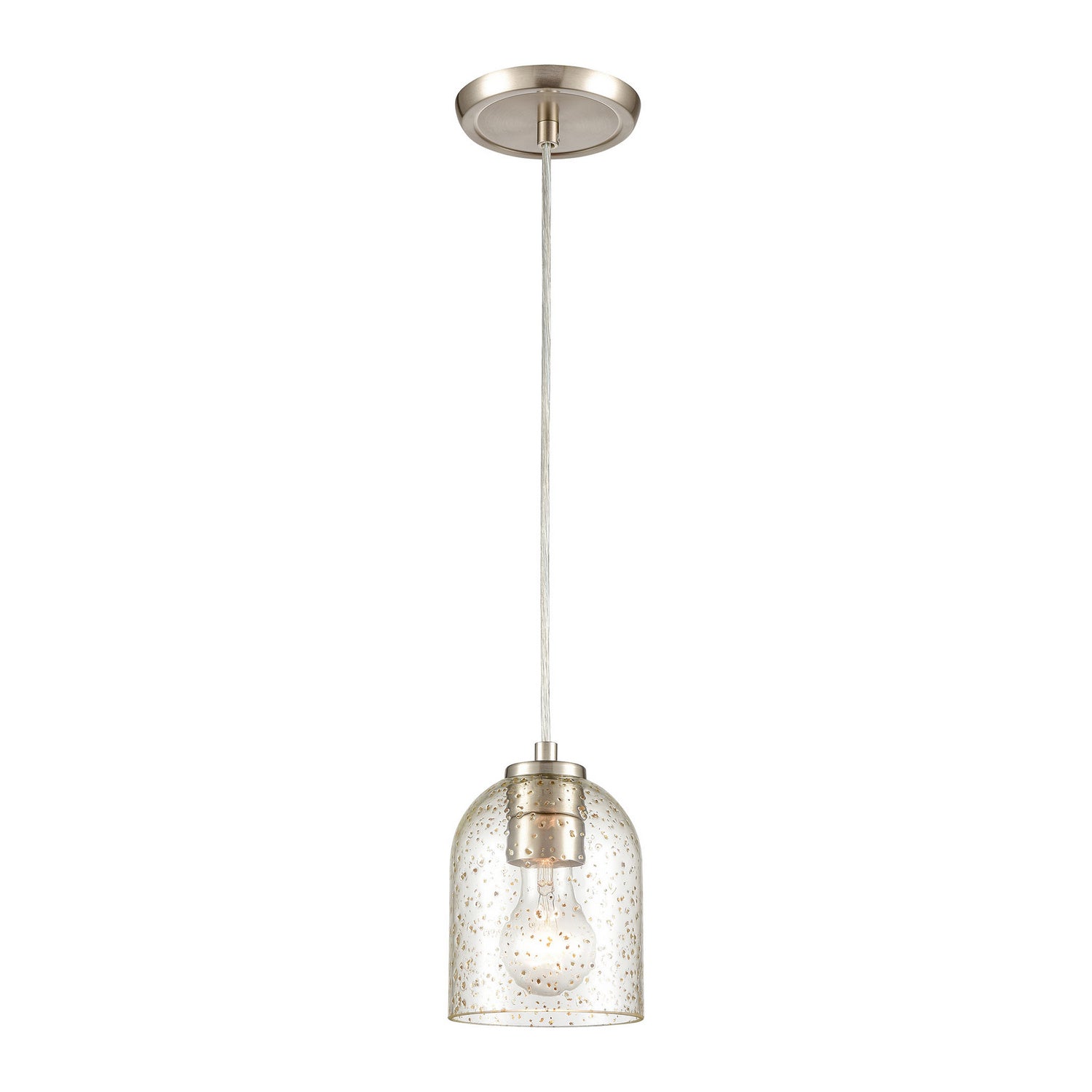 ELK Home - 85395/1 - One Light Mini Pendant - Sprinkle - Satin Nickel