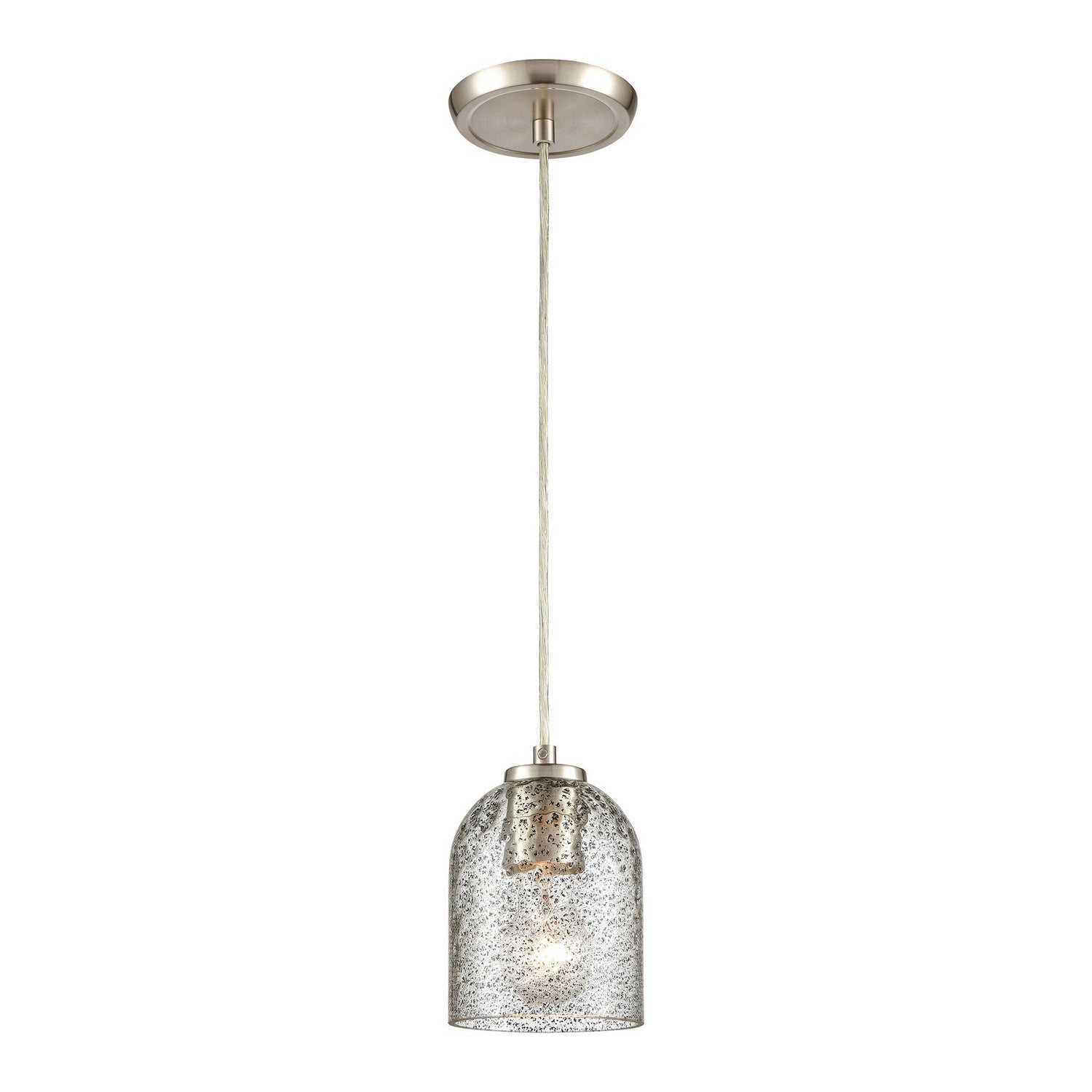 ELK Home - 85406/1 - One Light Mini Pendant - Sprinkle - Satin Nickel