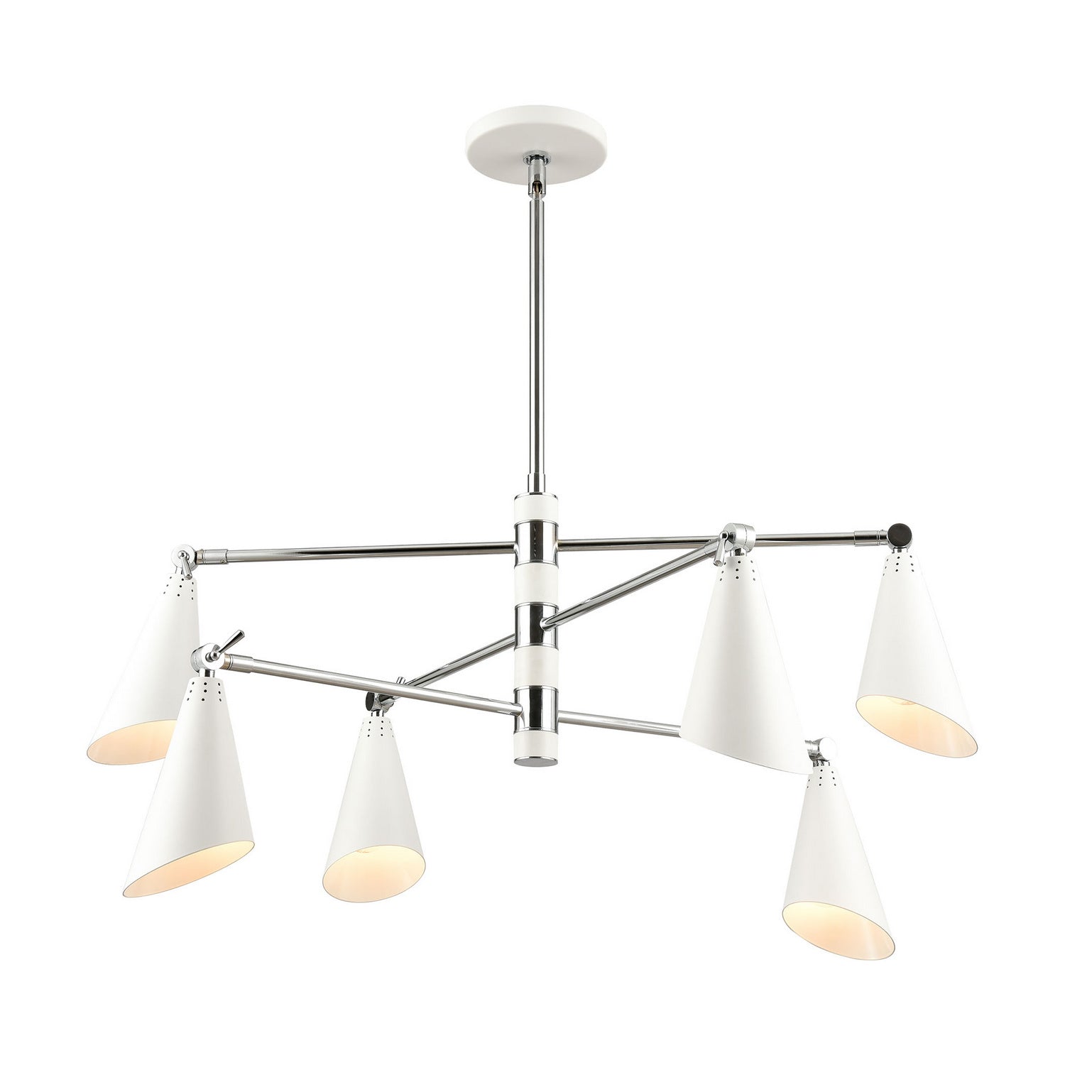 ELK Home - 89207/6 - Six Light Chandelier - Luca - Polished Chrome